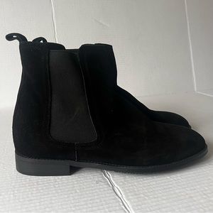 CALTO Men's Invisible Height Increasing Elevator Shoes Suede Chelsea Boots Sz 8.